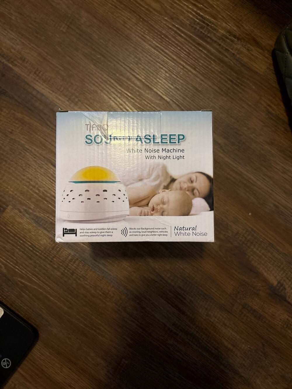 Tiabo Sound Asleep White Noise Machine with Night Light